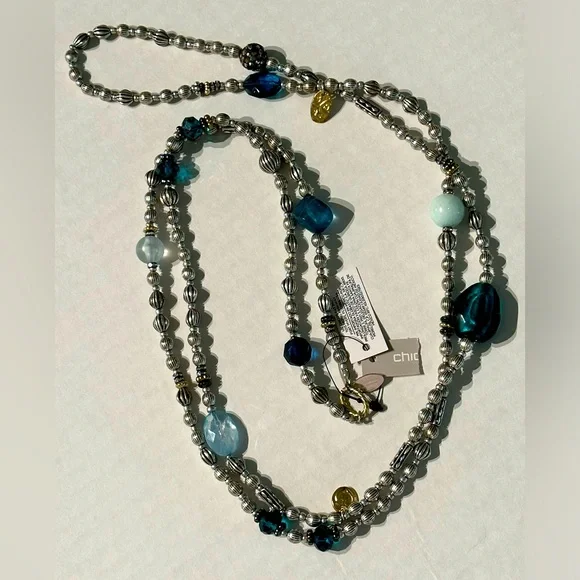 Chico’s Set of Three Brooches & One Necklace - Picture 6 of 7